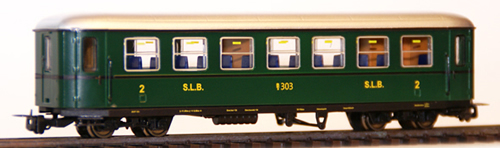 Ferro Train 722-863-P - Austrian SLB Bs 303 Krimmler Wg. moss-green,  PLB